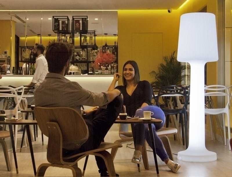 1,2W LED įkraunamas šviestuvas CARMEN 110, baltas, 6000K/RGB, IP54, su USB jungtimi, dimeriuojamas