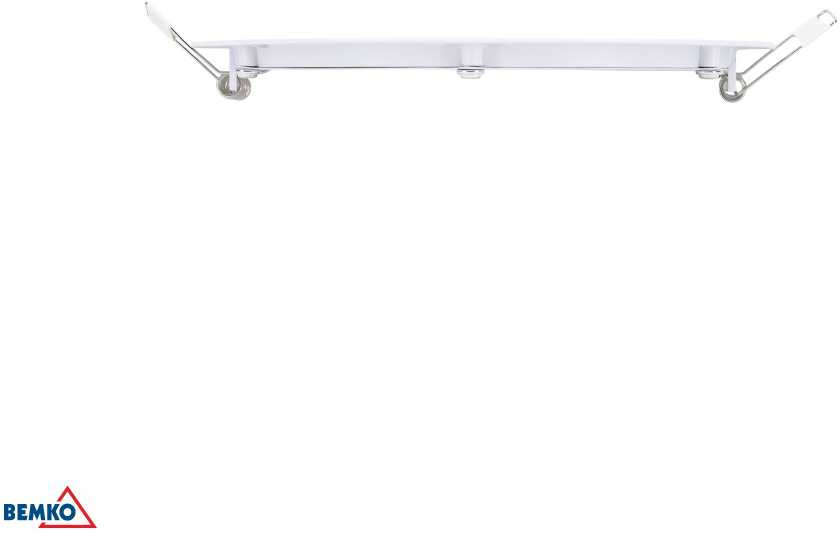 Bemko 12W LED įleidžiama panelė, balta, 4000K