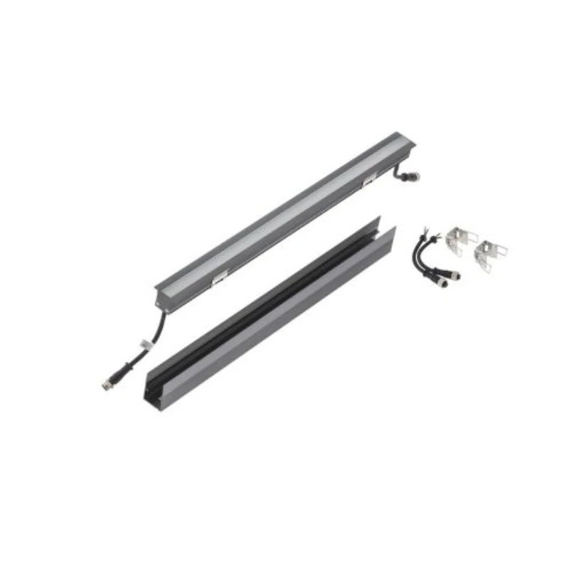 12W LED įleidžiamas lauko šviestuvas XMARKER, tamsiai pilkas, 3000K, IP67