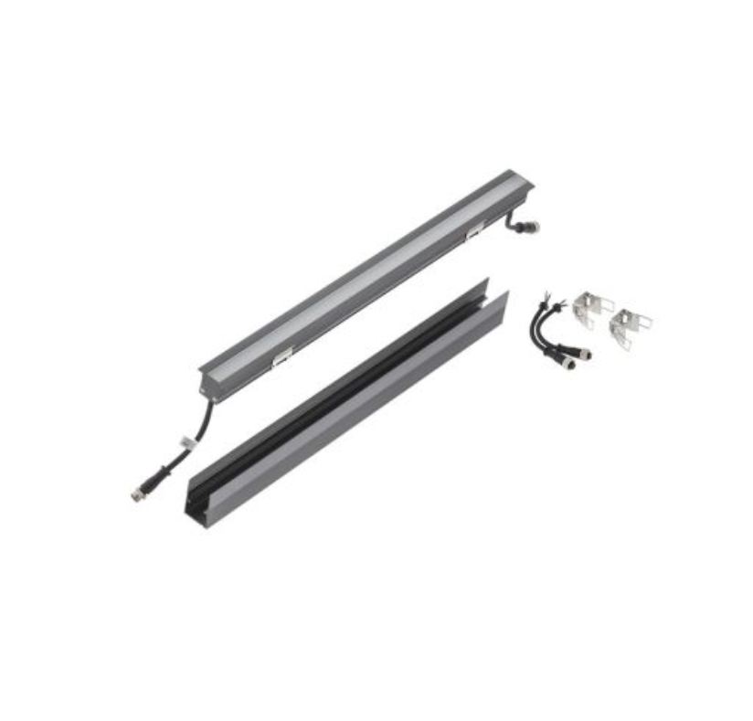 12W LED įleidžiamas lauko šviestuvas XMARKER, tamsiai pilkas, 3000K, IP67