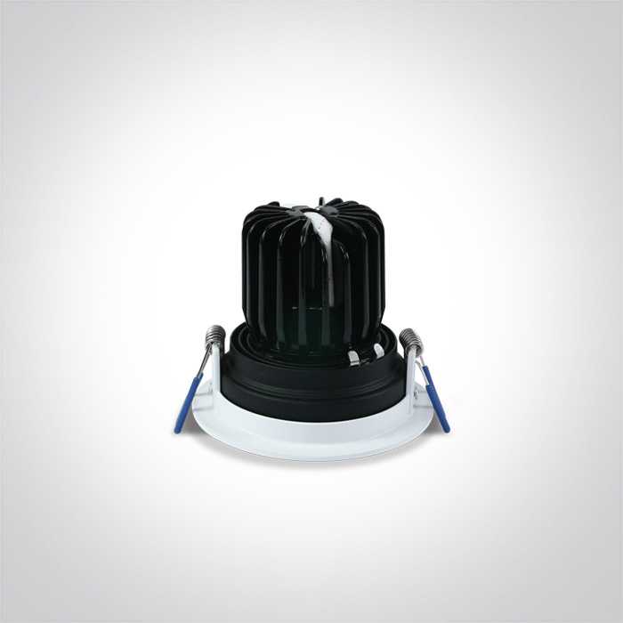 12W LED įleidžiamas pakreipiamas šviestuvas, baltas, 3000K, 11112E/W/W