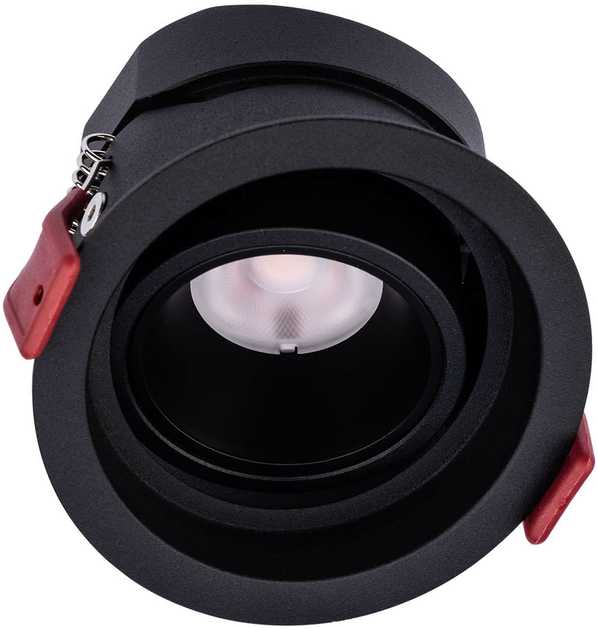 12W LED įleidžiamas pakreipiamas šviestuvas MT 147 LED, juodas, 3000K