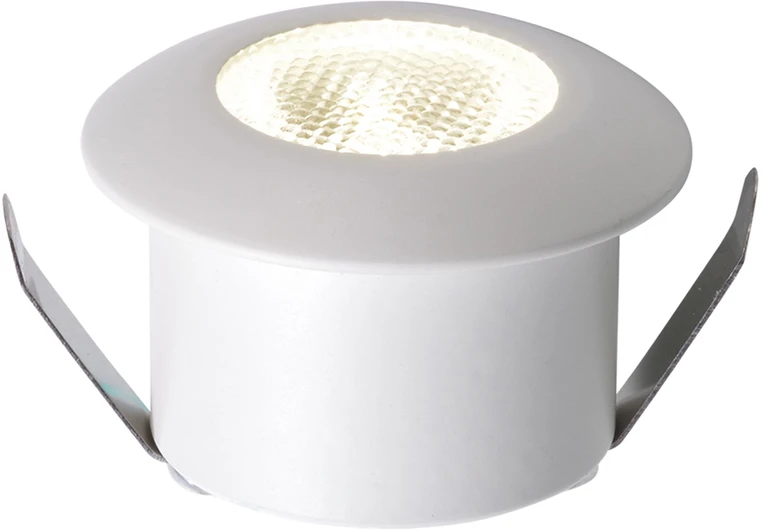 1,2W LED įleidžiamas šviestuvas ASSO, baltas