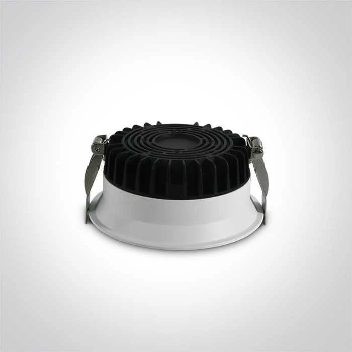 12W LED įleidžiamas šviestuvas, baltas, 3000/4000/5000K, 10109D/W/V