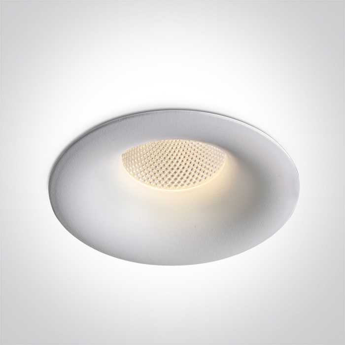 12W LED įleidžiamas šviestuvas, baltas, 3000/4000/5000K, 10112RA/W/V