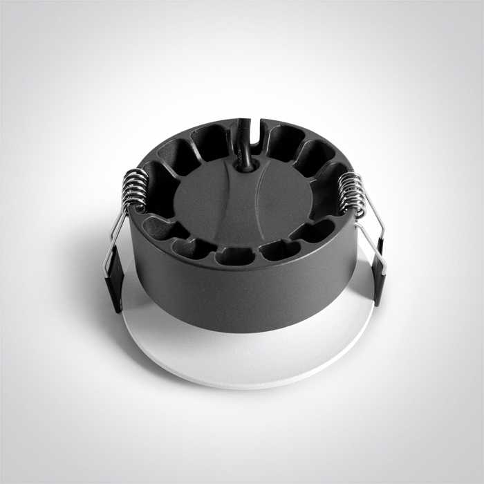 12W LED įleidžiamas šviestuvas, baltas, 3000/3500/4000K, 10112DX/W/V