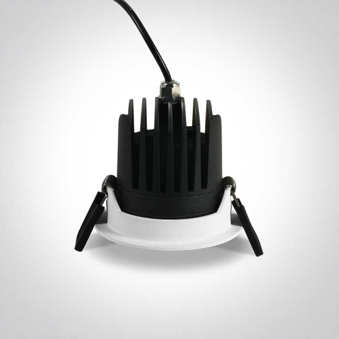 12W LED įleidžiamas šviestuvas, baltas, 3000K, IP65, 10110P/W/W