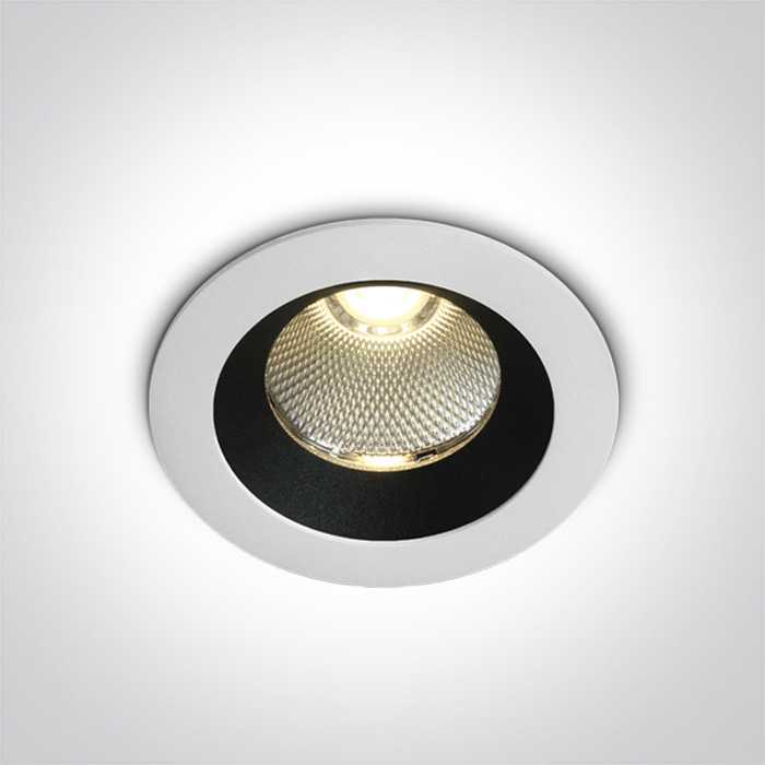 12W LED įleidžiamas šviestuvas, baltas, 3000K, IP65, 10110P/W/W