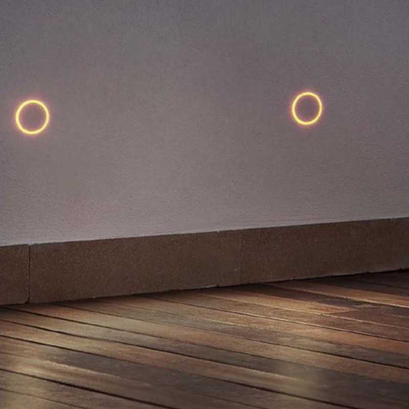 1,2W LED įleidžiamas šviestuvas G-O, bronzos sp., 3000K, dimeriuojamas