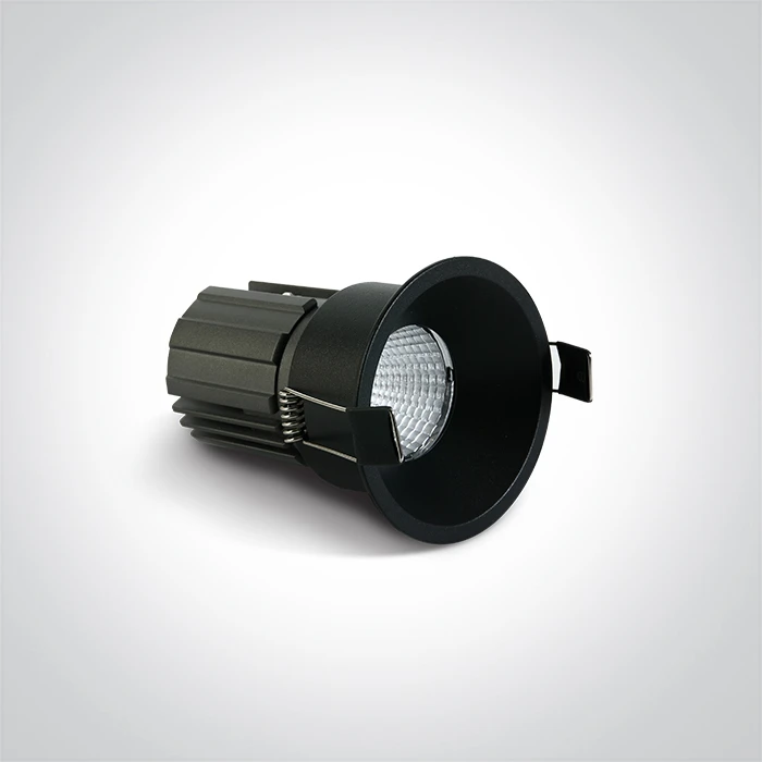 12W LED įleidžiamas šviestuvas, juodas, 3000/3500/4000K, IP65, dimeriuojamas, 10112TP/B/V
