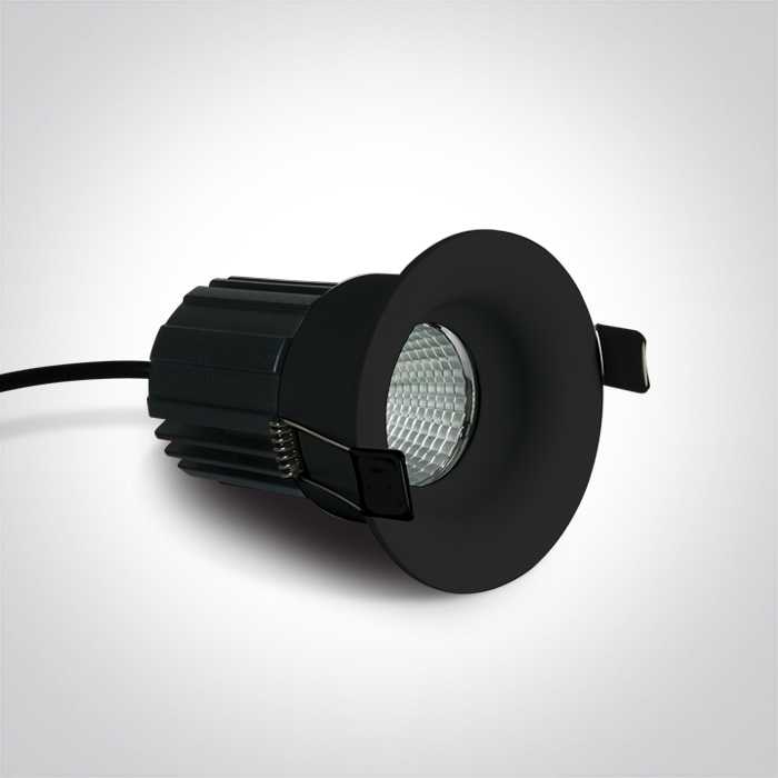 12W LED įleidžiamas vidaus/lauko šviestuvas, juodas, 3000K, dimeriuojamas, IP65, 10112C/B/W
