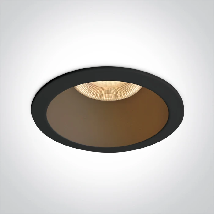 12W LED įleidžiamas vidaus/lauko šviestuvas, juodas, 3000/3500/4000K, IP65, 10112G/B/V
