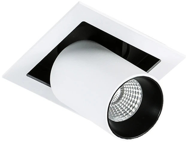 Lubinis šviestuvas Italux Įleidžiamas LED šviestuvas GL7117-1/12W 4000K WH+BL
