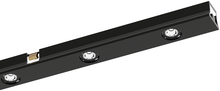 12W LED šviestuvas į magnetinės sistemos STICK bėgelį, juodas, 2700K, dimeriuojamas, 345000