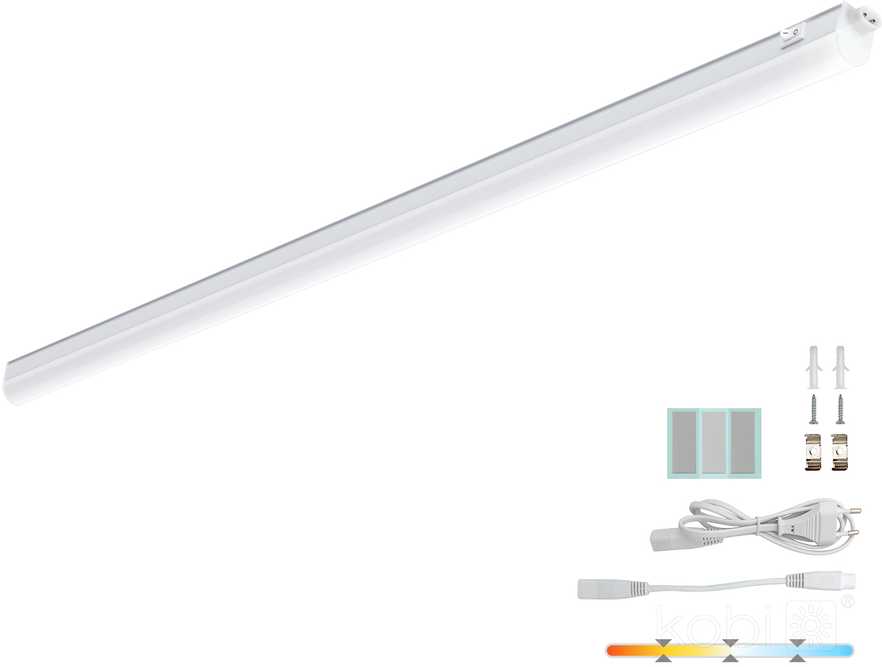 12W LED linijinis šviestuvas WL, baltas, 3000/4000/6500K