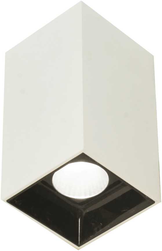 12W LED lubinis šviestuvas GLAM, juodos/baltos sp., 3000K, 4240500