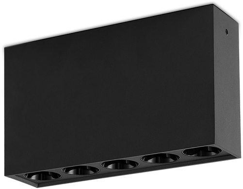 12W LED lubinis šviestuvas INVISIBLE, juodas, 3000K, P3980000N