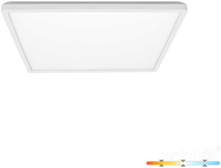12W LED lubinis šviestuvas NIVERA SQUARE, baltas, 3000/4000/6000K, IP54