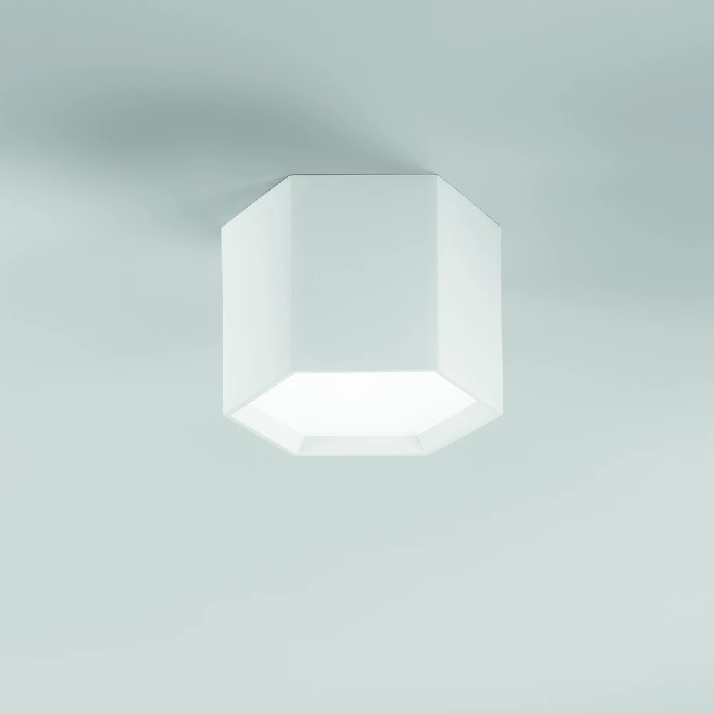 12W LED lubinis šviestuvas VORTEX, baltas, CCT