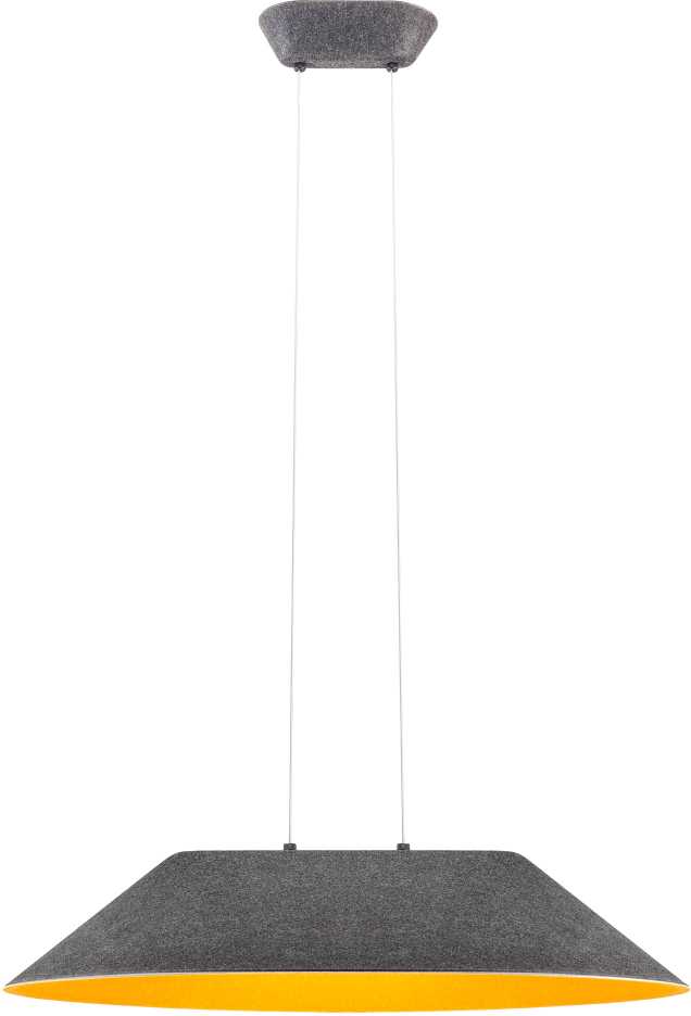 12W LED pakabinamas šviestuvas AKIRA, tamsiai pilkos/oranžinės sp., 2700K, 01-4103