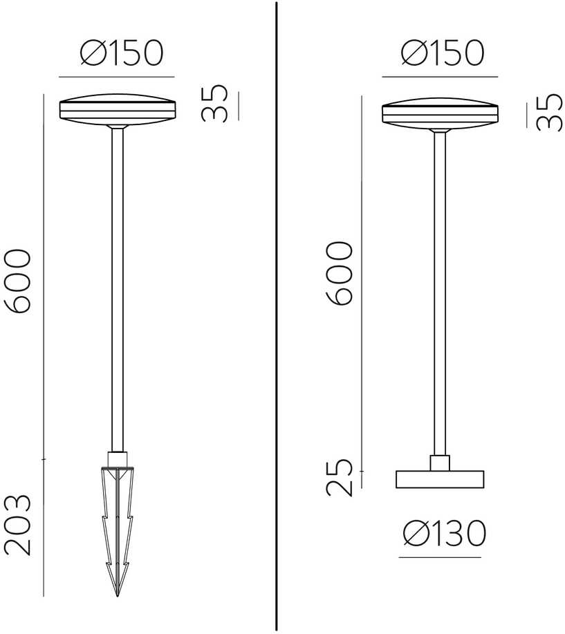 12W LED pastatomas/įsmeigiamas lauko šviestuvas SHEDIR, antracito sp., 3000K, IP65, H2076000GR