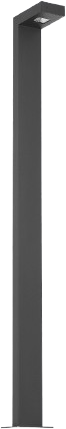 12W LED pastatomas lauko šviestuvas ALTEZZO L 100, 900mm, grafito sp., 3000K