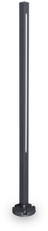 12W LED pastatomas lauko šviestuvas JEDI, antracito sp., 3000K, IP65, 306780