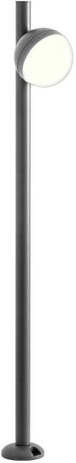 12W LED pastatomas lauko šviestuvas MAGNUS, tamsiai pilkas, 3000K, IP54, 90557