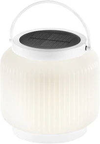 1,2W LED pastatomas lauko šviestuvas su saulės baterija ROBIN, baltas, dimeriuojamas, IP54