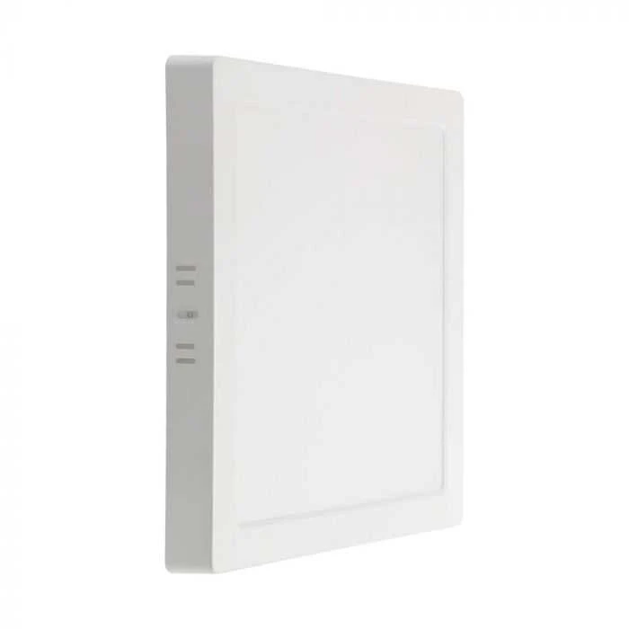 V-tac 12W LED paviršinė panelė, kvadratinė, balta, 6500K