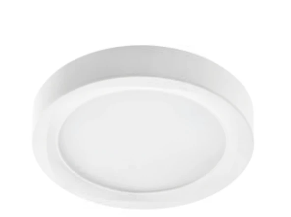 Lubinis šviestuvas GTV Paviršinė LED panelė LOUIS 12W/840 apvali hermetinė
