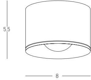12W LED paviršinis lauko šviestuvas, juodas, 3000K, S131