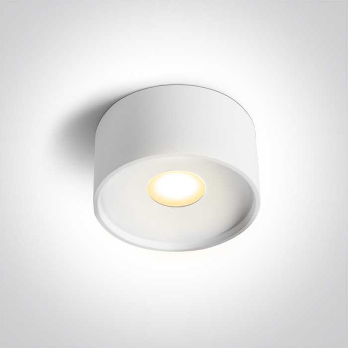 Lubinis šviestuvas 12W LED paviršinis šviestuvas, baltas, 3000/3500/4000K, 12112F/W/V