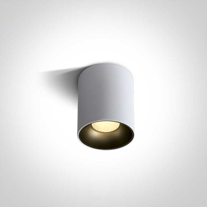 Lubinis šviestuvas 12W LED paviršinis šviestuvas, baltas, 3000/3500/4000K, 12112Z/W/V