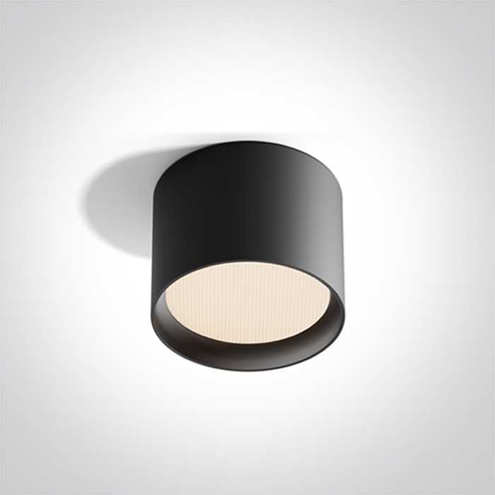 12W LED paviršinis šviestuvas, juodas, 3000/4000/5000K, IP44, 12112D/B/V