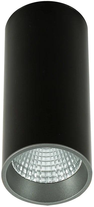Lubinis šviestuvas 12W LED paviršinis šviestuvas MOLDES BIG, juodos/pilkos sp., 4000K
