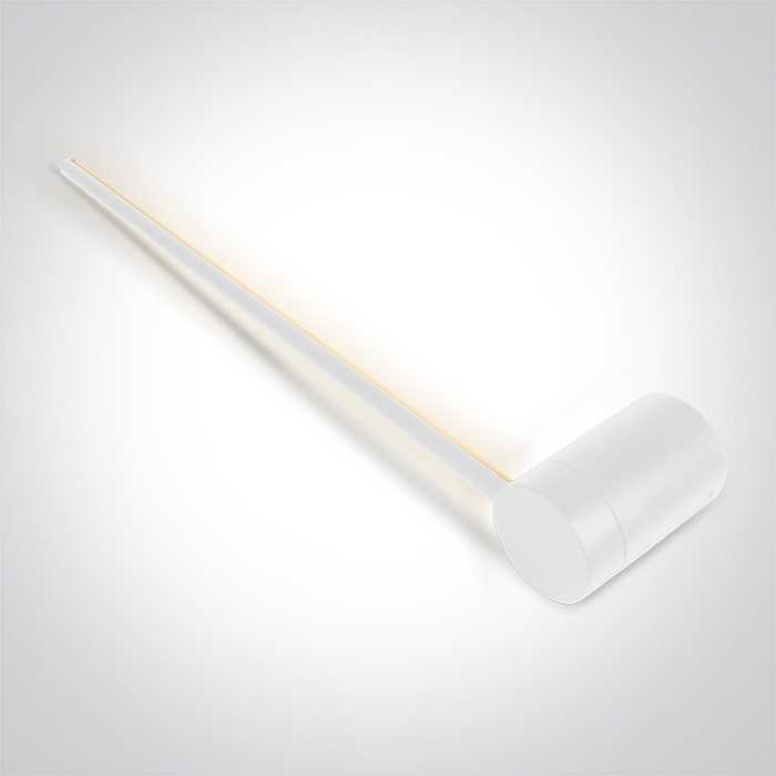 12W LED reguliuojamas sieninis šviestuvas, baltas, 3000K, 65148A/W/W