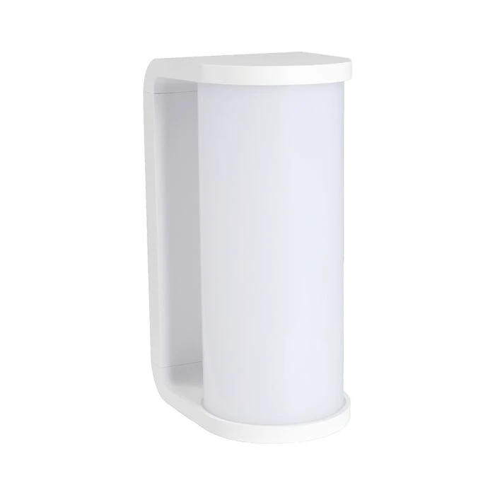 Sieninis šviestuvas V-tac 12W LED sieninis fasado šviestuvas, baltas, 3000/4000/6500K, IP65