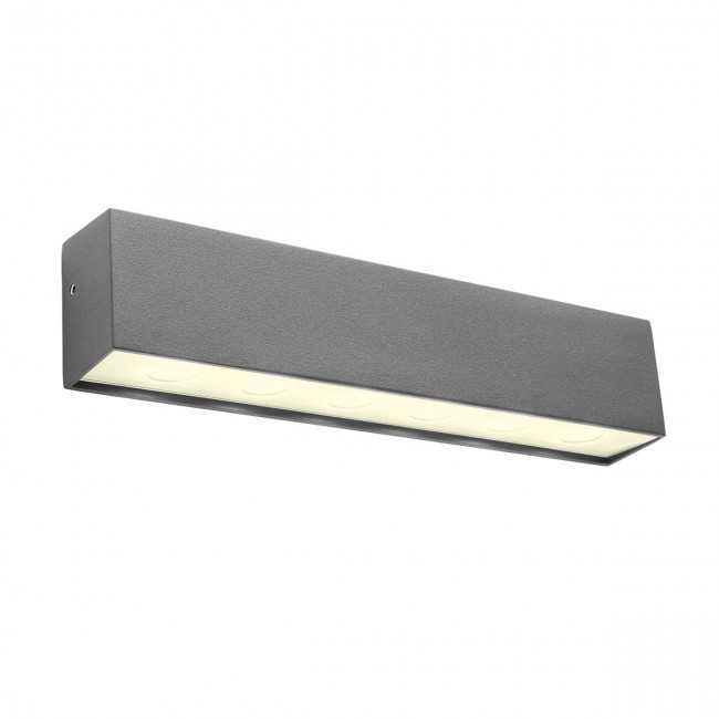 12W LED sieninis fasado šviestuvas OMNIA, tamsiai pilkas, 3000K, IP54, 90394