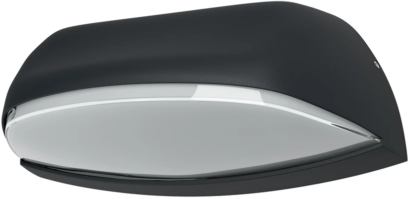 12W LED sieninis lauko šviestuvas ENDURA STYLE, tamsiai pilkas, 3000K, IP54