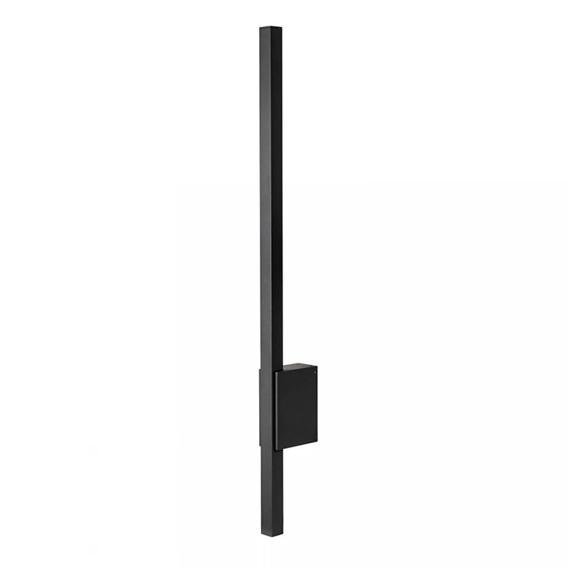 Sieninis šviestuvas 12W LED sieninis lauko šviestuvas, juodas, 2700K, E287-27