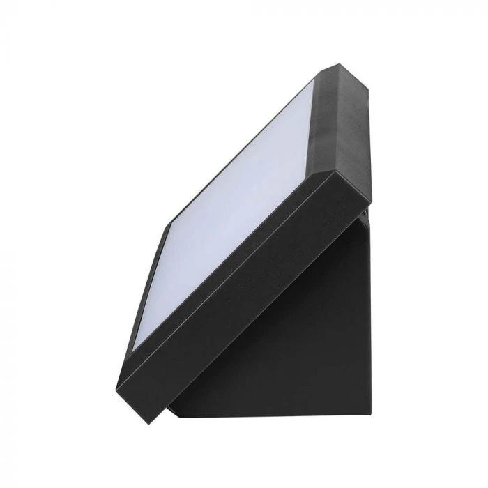 Sieninis šviestuvas V-tac 12W LED sieninis lauko šviestuvas, juodas, 4000K