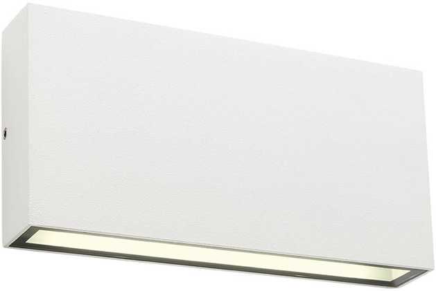 Sieninis šviestuvas 12W LED sieninis lauko šviestuvas KAMAL, baltas, 3000K, IP54, šviečia į viršų ir į apačią, 90381