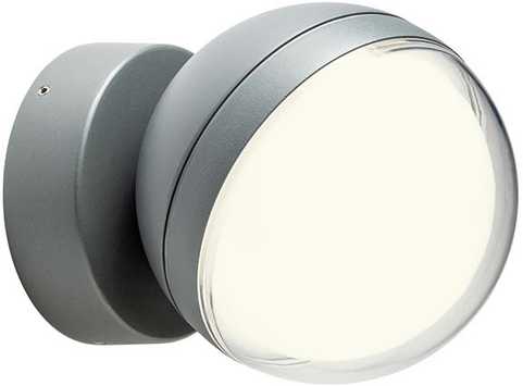 12W LED sieninis lauko šviestuvas MAGNUS, tamsiai pilkas, 3000K, IP54, 90555