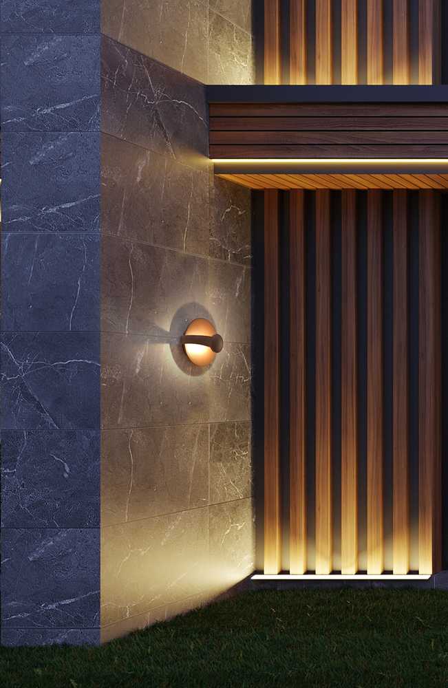 Sieninis šviestuvas 12W LED sieninis lauko šviestuvas MAYORKA, rūdžių sp., 3000K, IP65, 4298701
