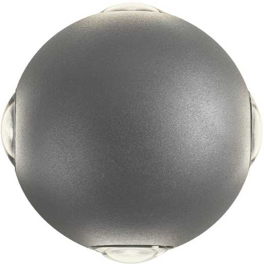 12W LED sieninis lauko šviestuvas MILESTONE, tamsiai pilkas, 3000K, IP54, šviečia į viršų ir į apačią, 90500
