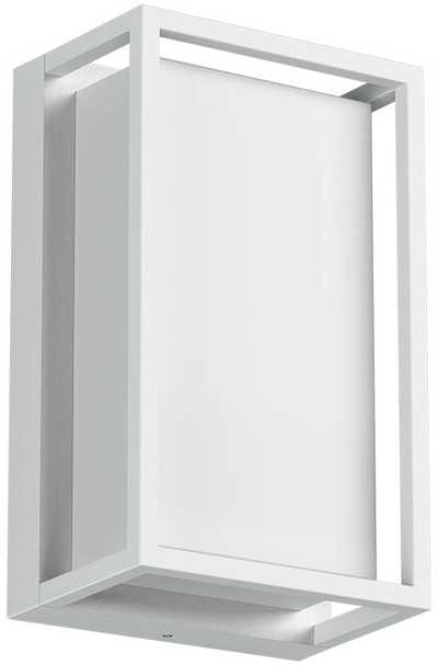 12W LED sieninis lauko šviestuvas QUADRIS, baltas, 3000K, IP54, 90532