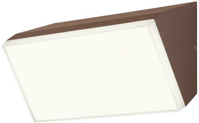 12W LED sieninis lauko šviestuvas TOKYO, tamsiai rudas, 3000K, IP54, 90017