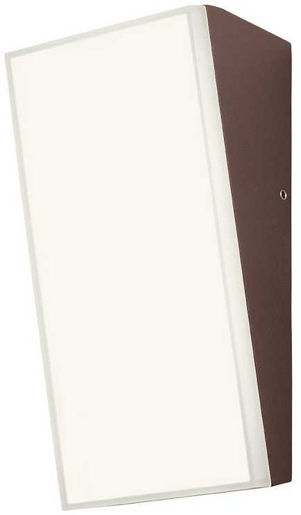 12W LED sieninis lauko šviestuvas TOKYO, tamsiai rudas, 4000K, IP54, 90022