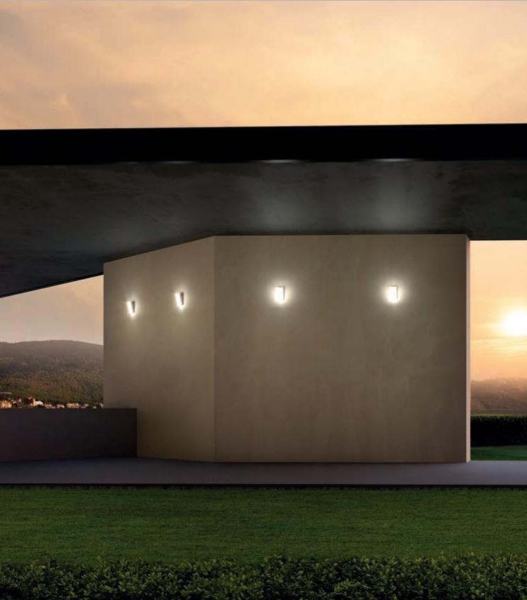 12W LED sieninis lauko šviestuvas TOKYO, rudas, 3000K, IP54, 90021